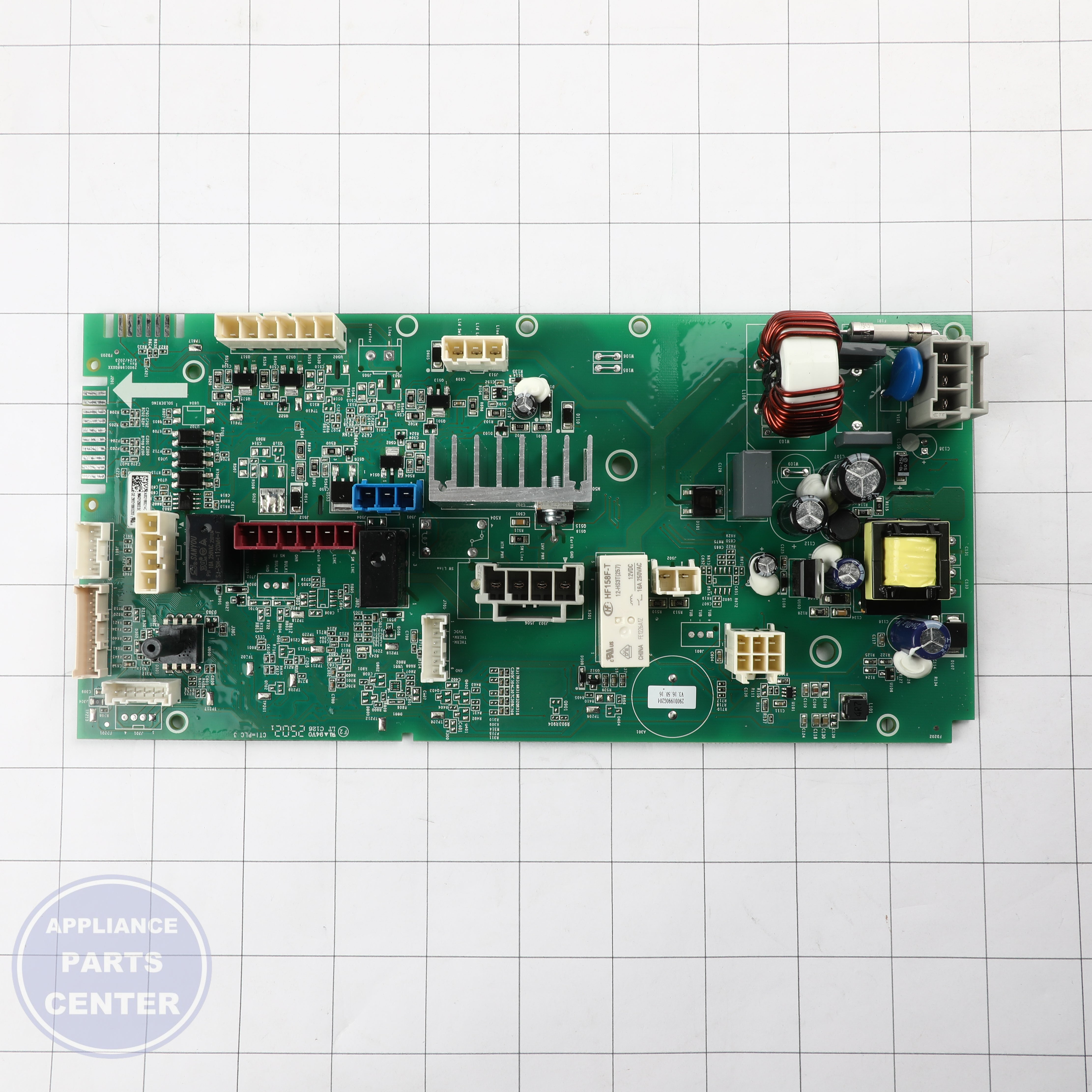 GEH MAIN CONTROL BOARD FL WASHER LE W/INSTRUCTIONS WH22X38697 - Installation in GEH models showing key mounting points