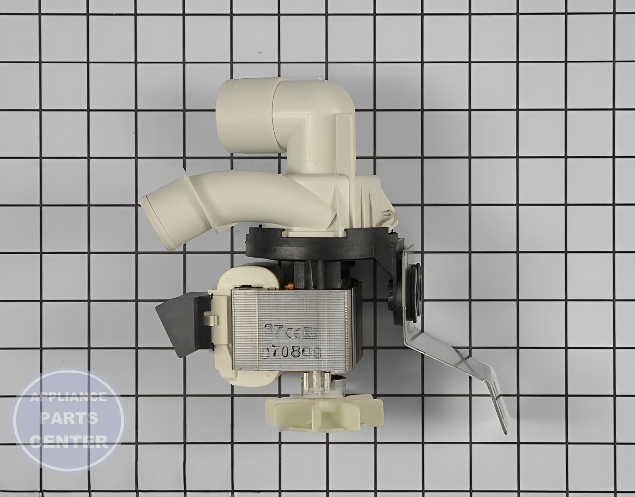 GE Drain Pump WH23X10015 - Main view showing efficient drainage for GE models