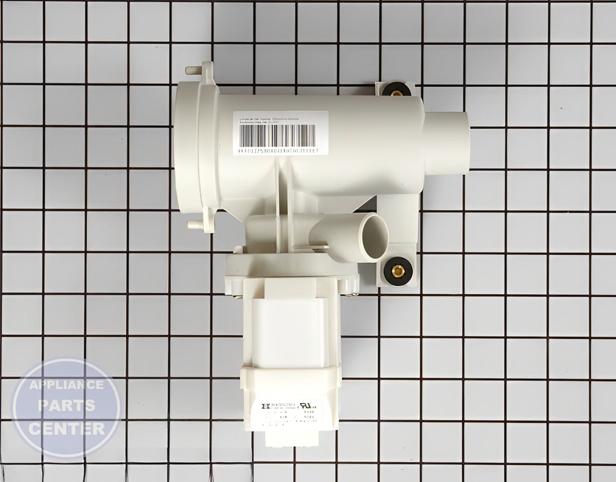 GE WASHER DRAIN PUMP WH23X10028 - Detailed view of high-quality technical details