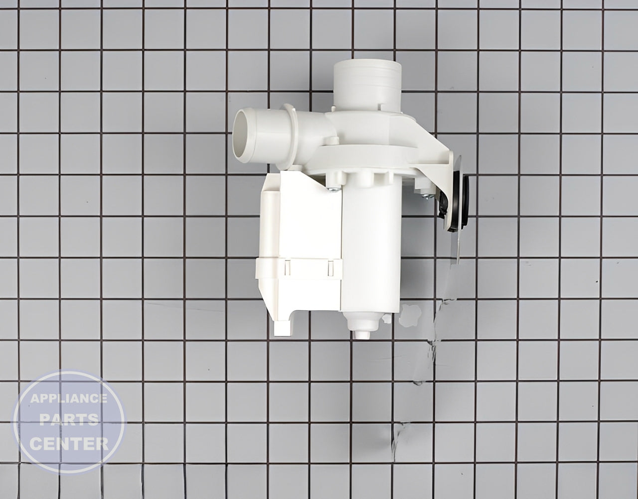 GE WASHER DRAIN PUMP WH23X10030 - Detailed view of high-quality technical design