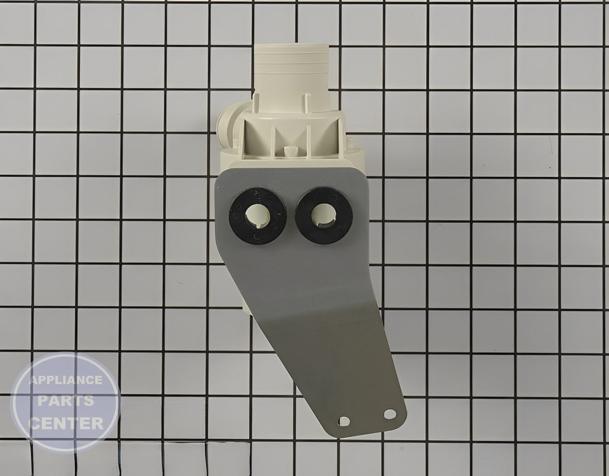 GE WASHER DRAIN PUMP WH23X10043 - Installation in GEN model showing key mounting points