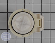 GE WASHER DRAIN PUMP WH23X10051 - Main view showing efficient drainage for GE models