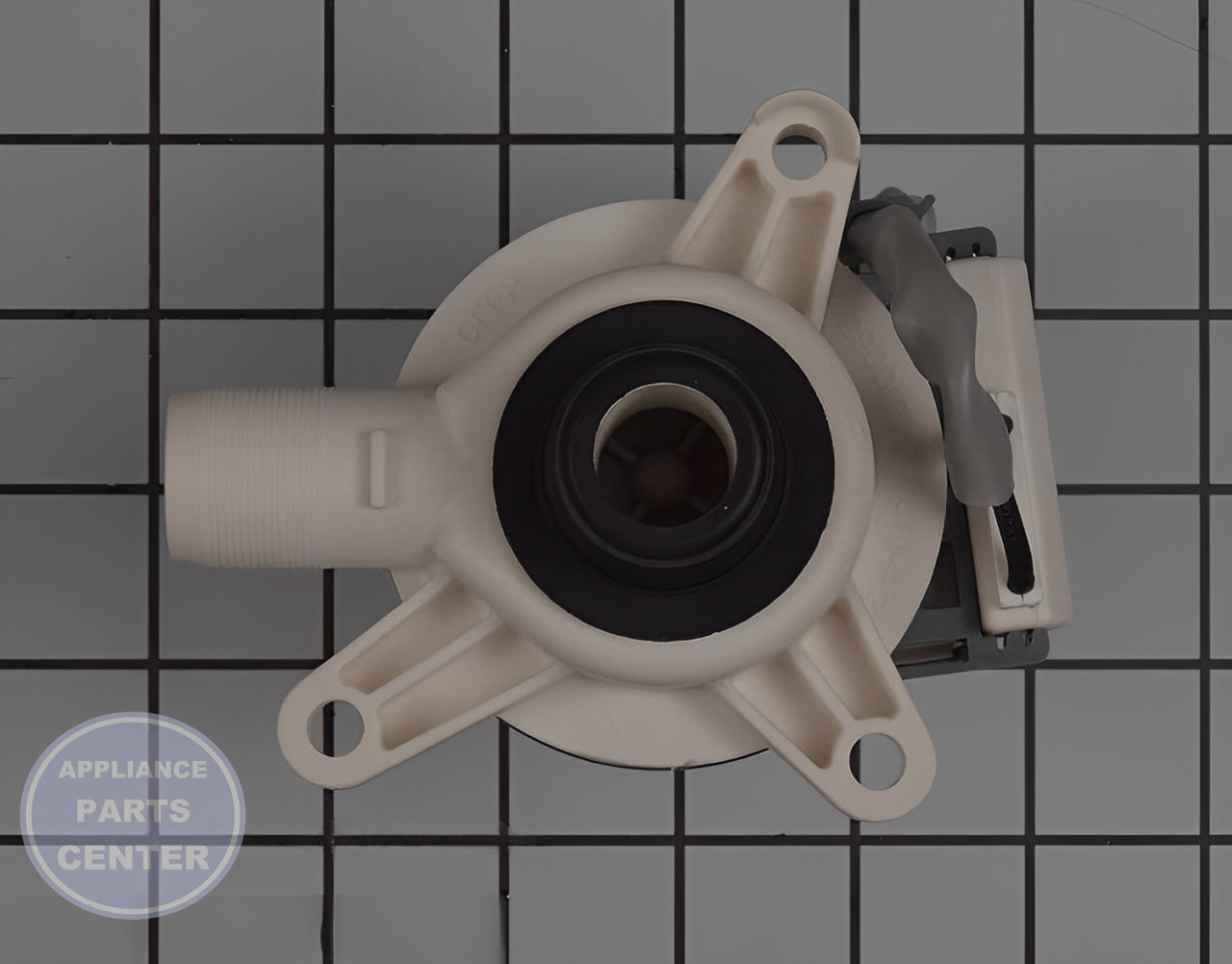 GE WASHER RECIRCULATED PUMP WH23X24175 - Detailed view of durable construction