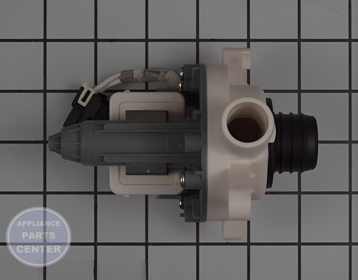 GE WASHER RECIRCULATED PUMP WH23X24175 - Installation in GEN Washing Machine showing key mounting points