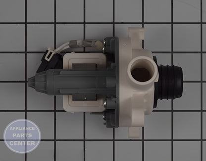 GE WASHER RECIRCULATED PUMP WH23X24175 - Installation in GEN Washing Machine showing key mounting points