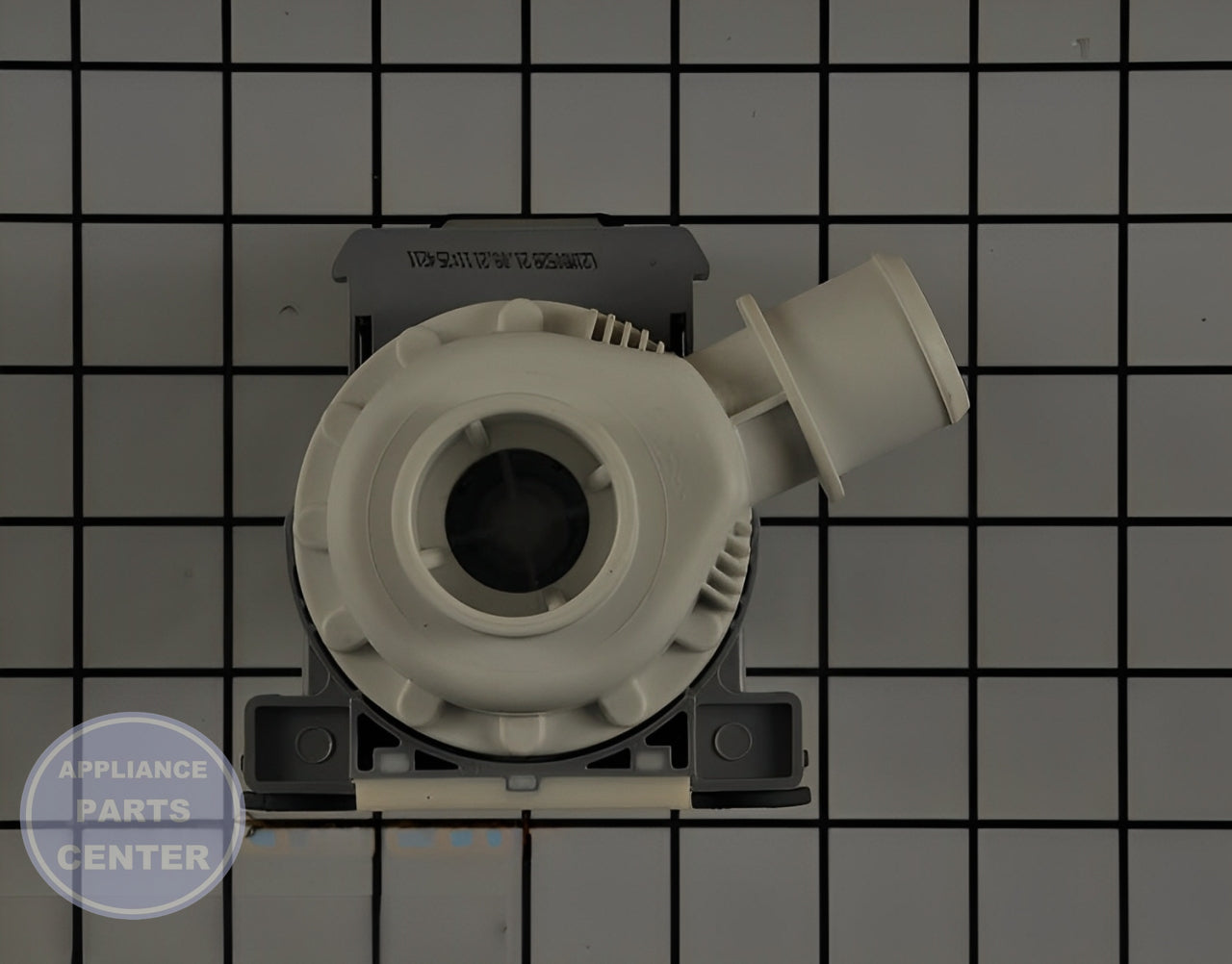 GE WASHER DRAIN PUMP WH23X26206 - Detailed view of high-quality components for improved washer performance