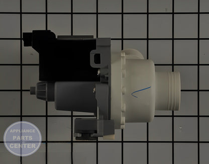 GE WASHER DRAIN PUMP WH23X26206 - Installation in GE Washer/Dryer Combo showing key mounting points