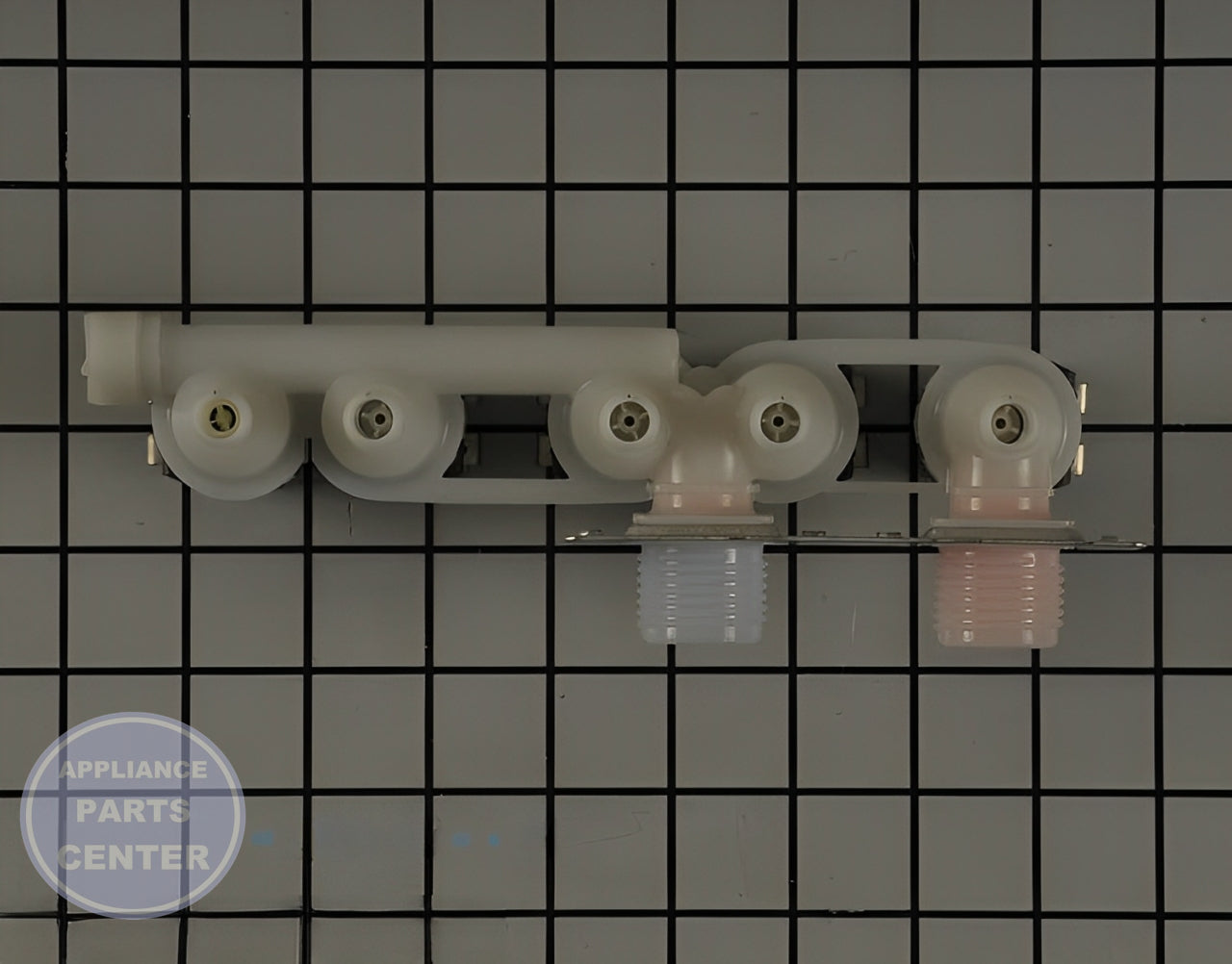 GE WATER VALVE WH23X29553 - Side view with precise water control specs