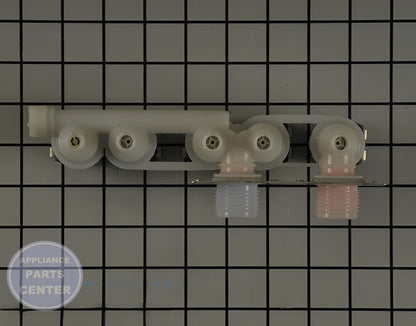 GE WATER VALVE WH23X29553 - Side view with precise water control specs
