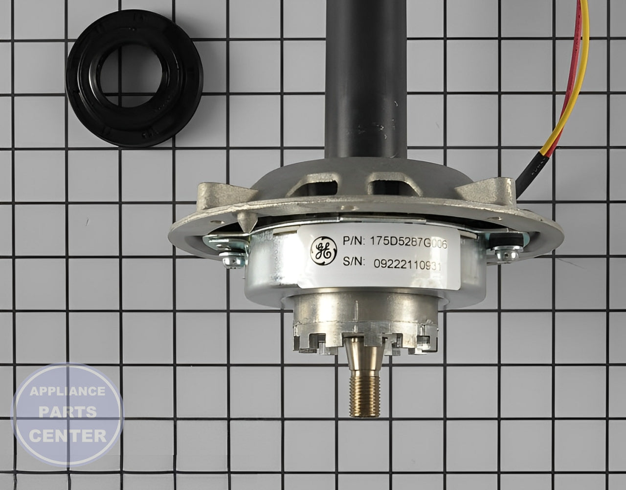 GE WASHER SHAFT & MODE SHIFTER ASSEMBLY WH38X10017 - Detailed view of transmission brake clutch assembly