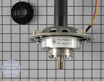 GE WASHER SHAFT & MODE SHIFTER ASSEMBLY WH38X10017 - Detailed view of transmission brake clutch assembly