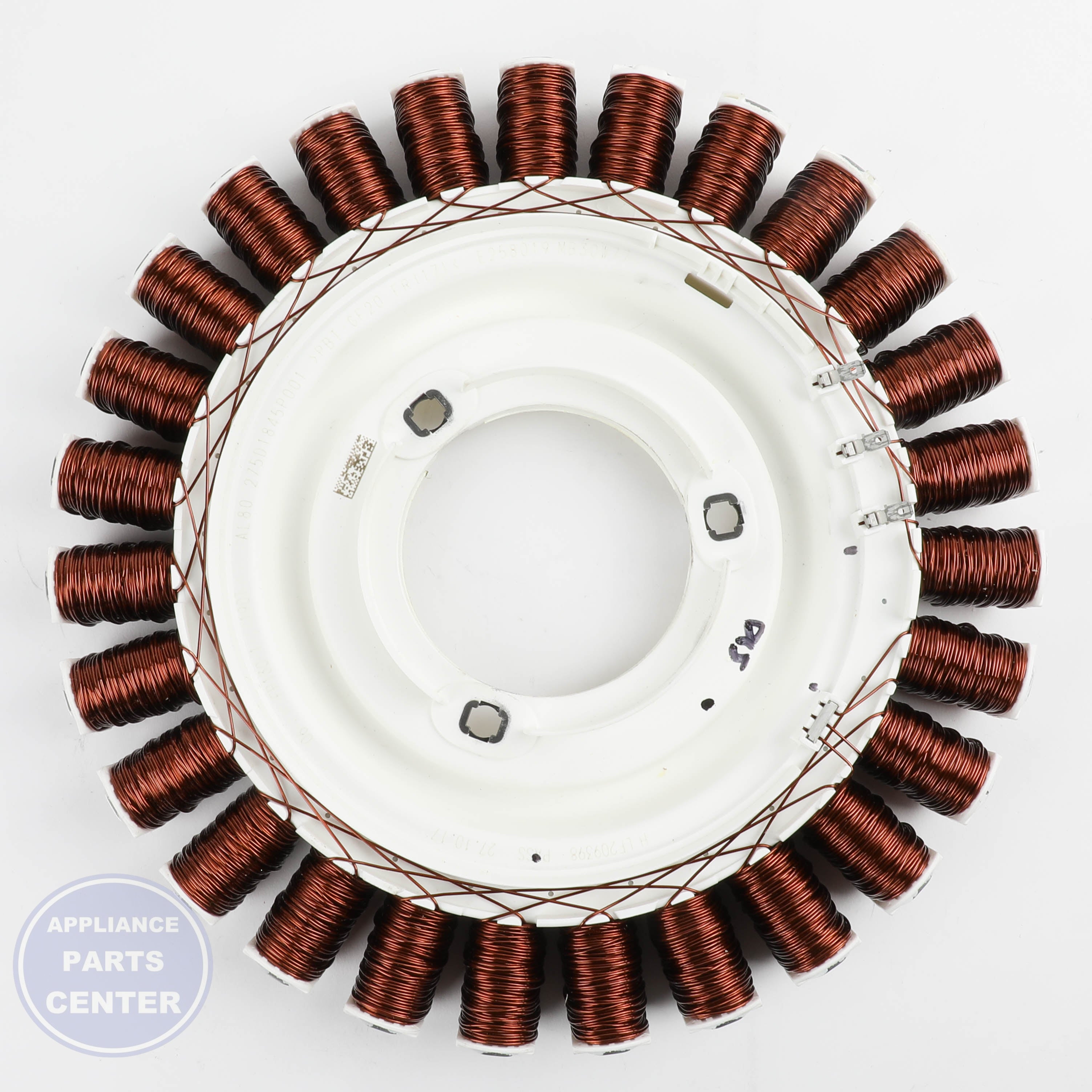 GEH STATOR WH39X10013 - Main view showing heavy-duty design for GEH XYZ-100 model