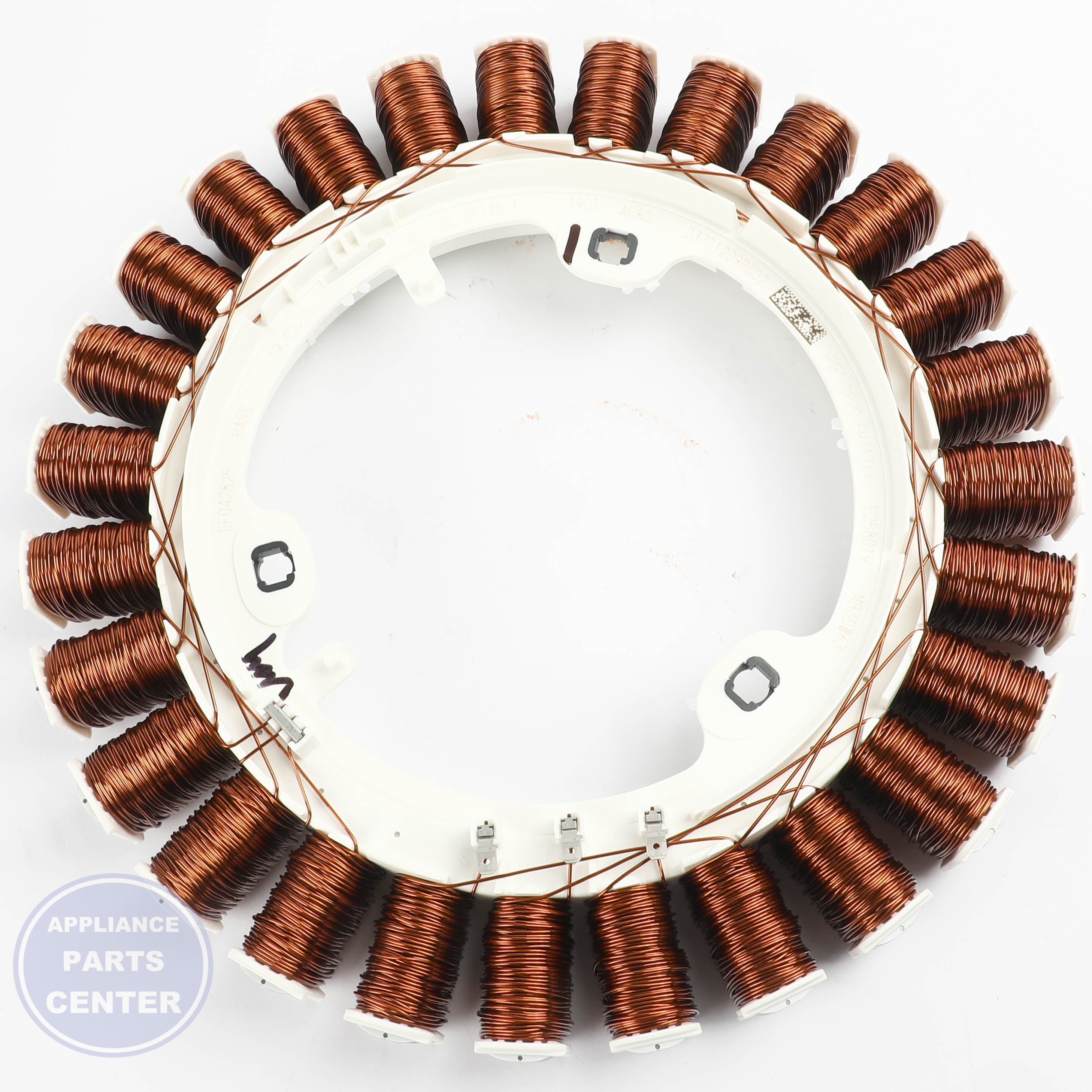 GEH STATOR WH39X20678 - Installation in GEH model showing mounting points