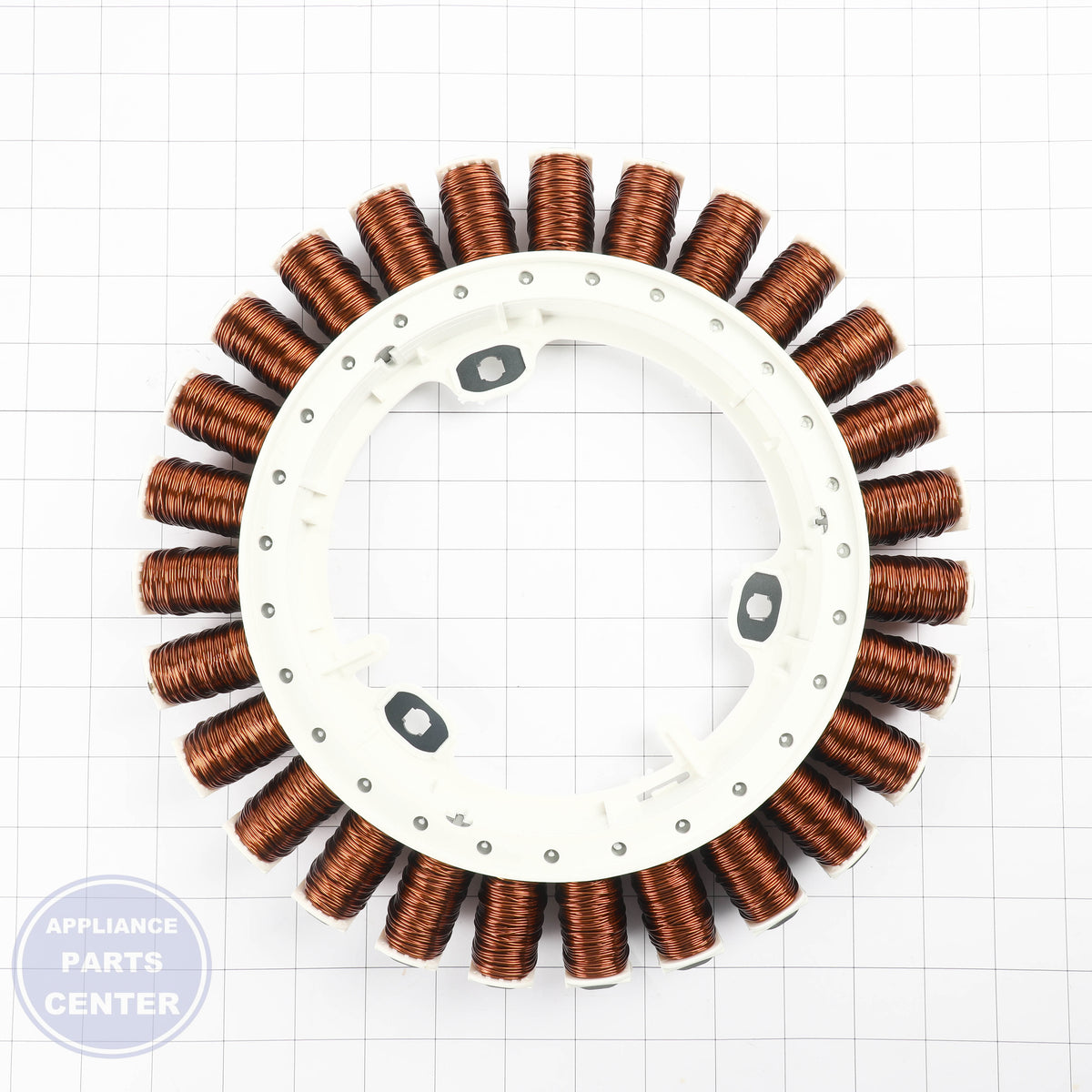 GEH STATOR WH39X20678 - Installation in GEH model showing mounting points