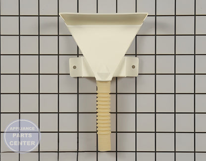 GE WATER INLET HOSE WH41X10077 - Detailed view of secure fitting and durable materials