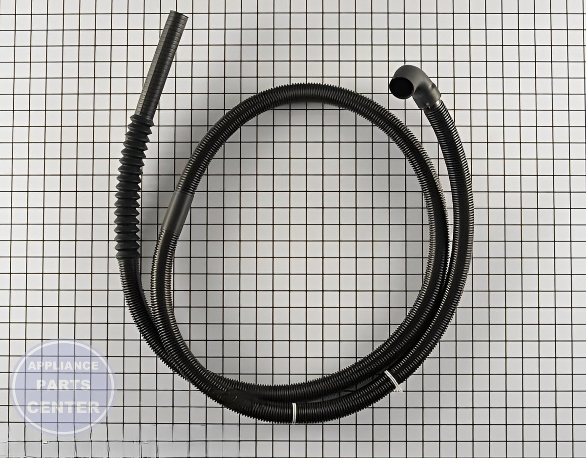 GE WASHER DRYER DRAIN HOSE ASSEMBLY WH41X26574 - Main view showing efficient water drainage for GEN models