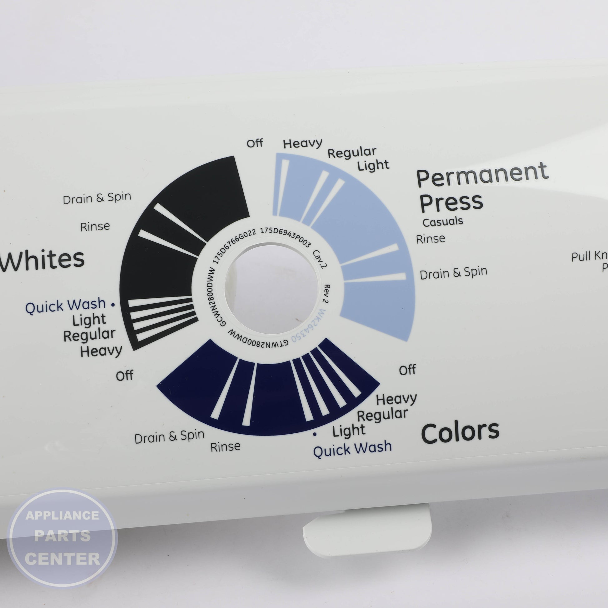 WASHING MACHINE BACKSPLASH WH42X22721 - Detailed view of durable material composition