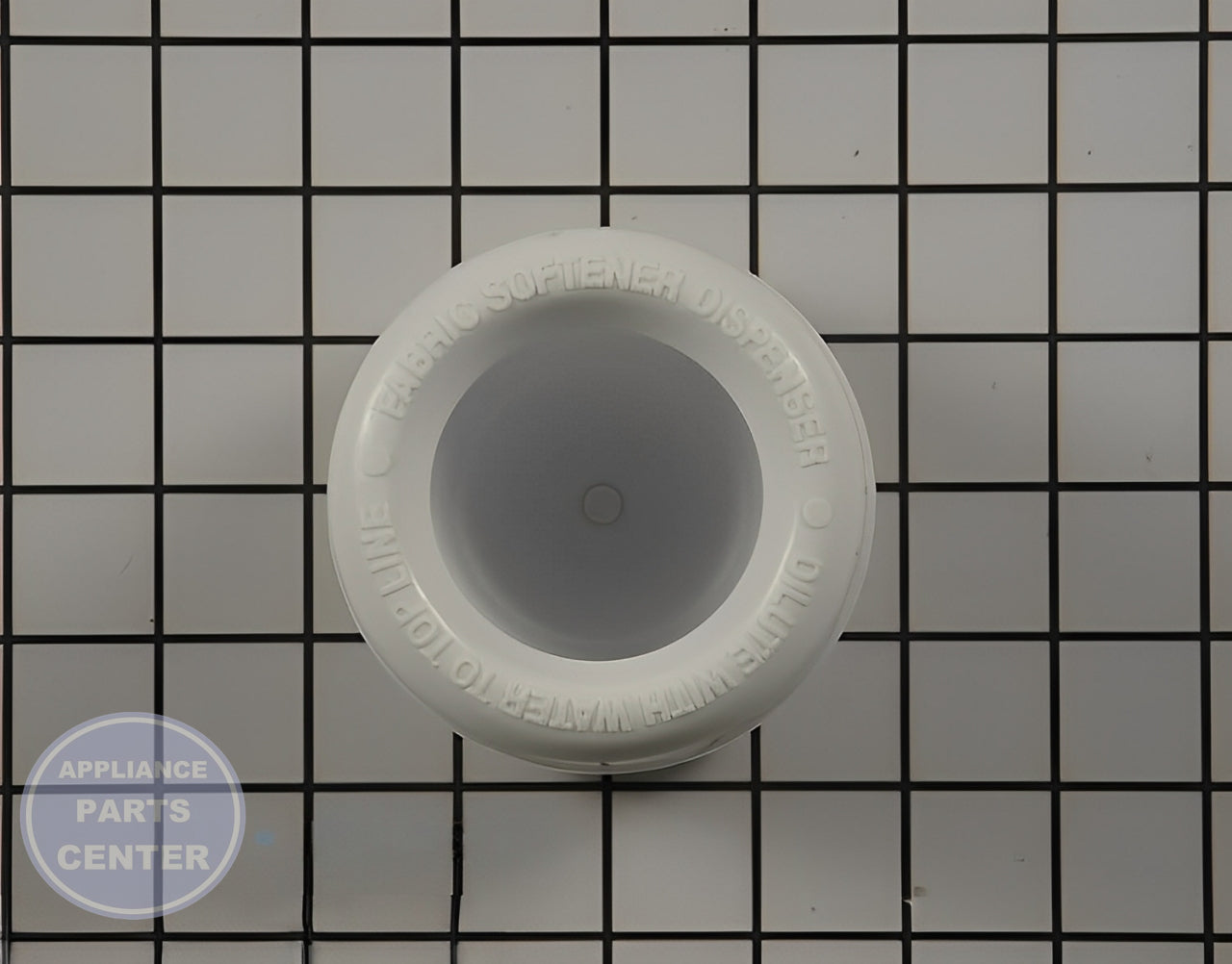 GE FABRIC SOFTENER DISPENSER WH43X139 - Main view showing even fabric softener distribution for various GE models