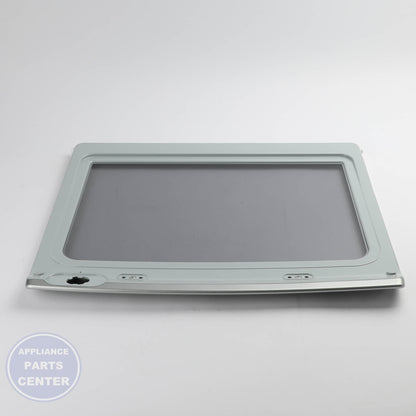 GEH GLASS FRAME ASM XL LID WH44X26695 - Installation in GEH model showing key mounting points