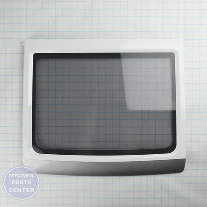 GEH GLASS FRAME ASM XL LID WH44X26695 - Installation in GEH model showing key mounting points