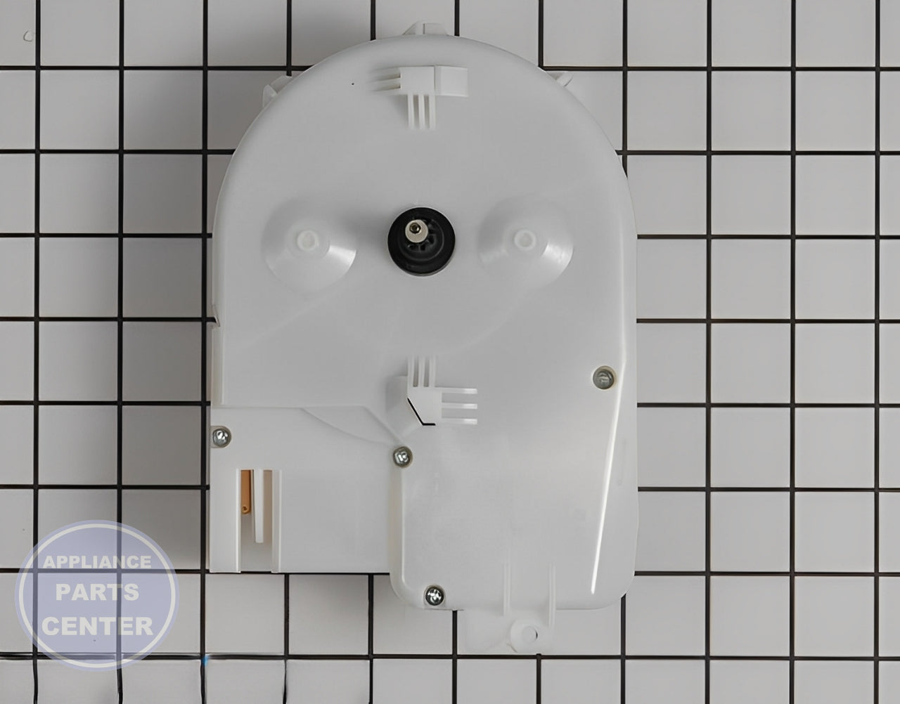 GE WASHER TIMER WH45X22698 - Side view with precise circuit board specifications