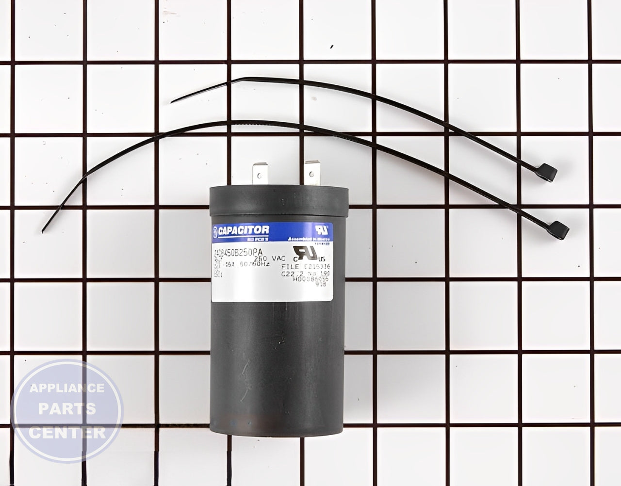 Drive Motor WH49X10035 - Side view with 10 x 8 x 6 inches dimensions