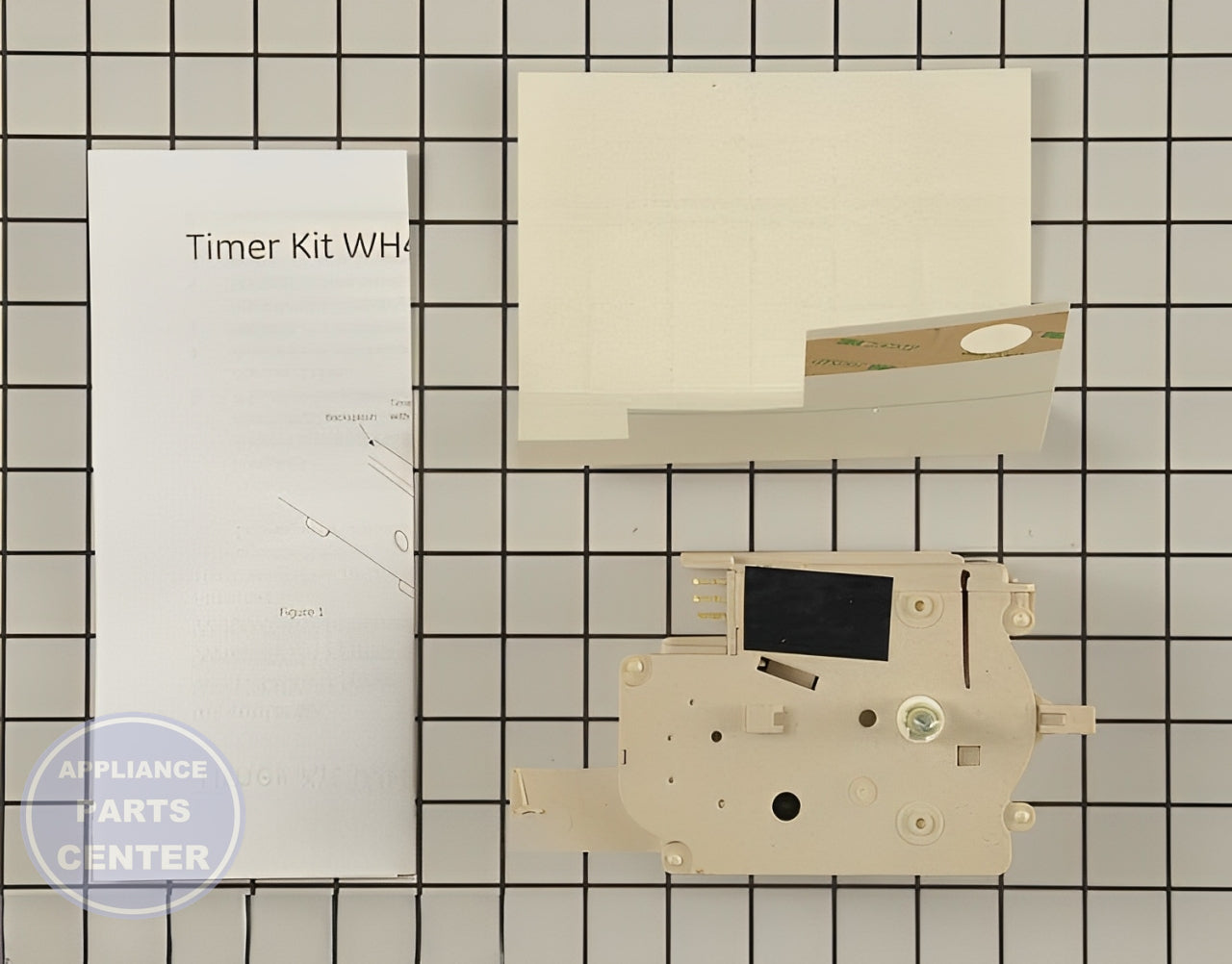 Timer WH49X10084 - Side view with precise measurements