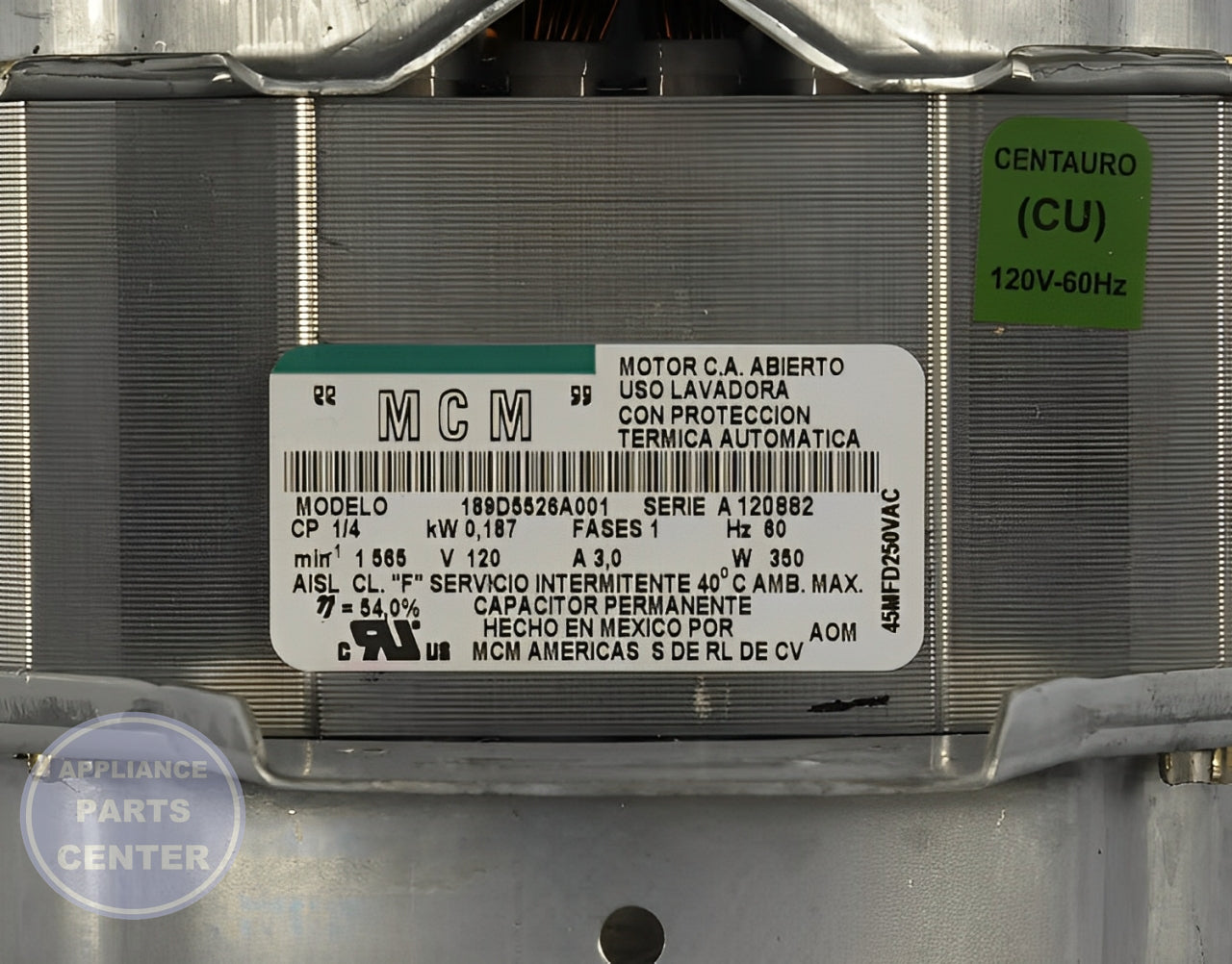 GE WASHER MOTOR AND TUB SHIELD KIT WH49X20495 - Detailed view of efficient technical details