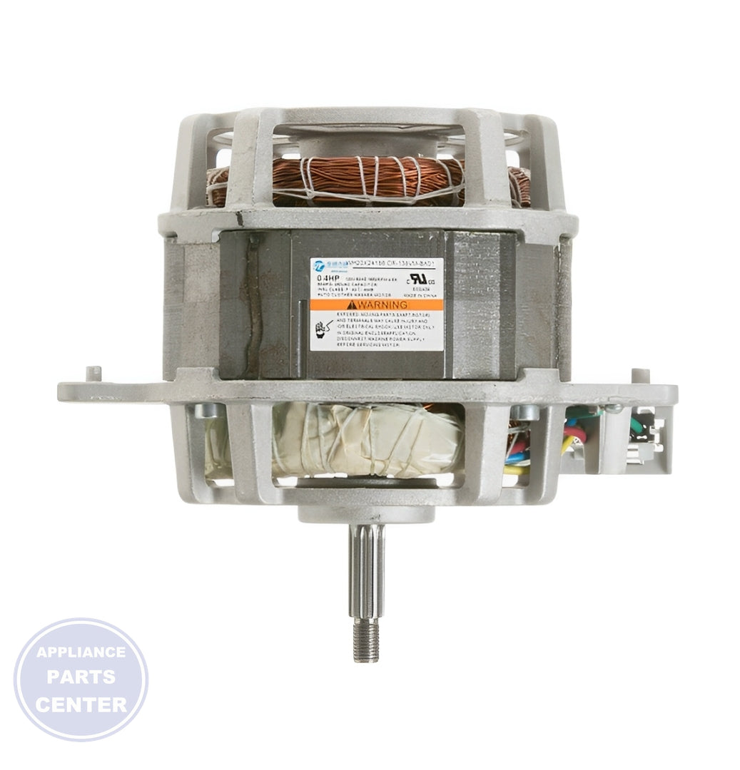 GE 1/2 HP MOTOR AND NUT WH49X25375 - Installation in GE models showing key mounting points