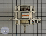 GE WASHER MOTOR WITH NUT WH49X25376 - Main view showing heavy-duty construction for GE XL Washers
