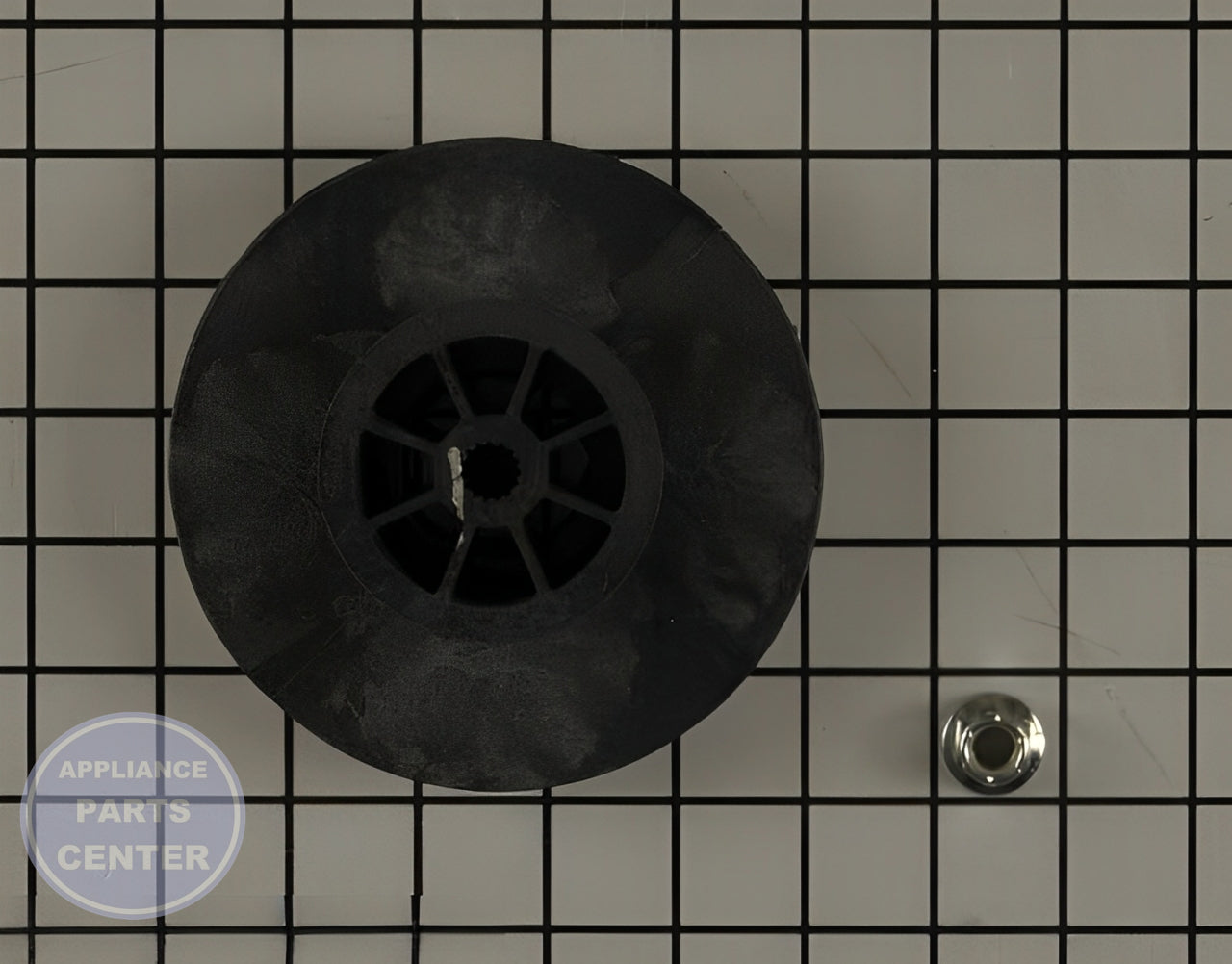GE MOTOR PULLEY AND NUT KIT WH49X27554 - Main view showing heavy load support for GE Washer/Dryer Combo models
