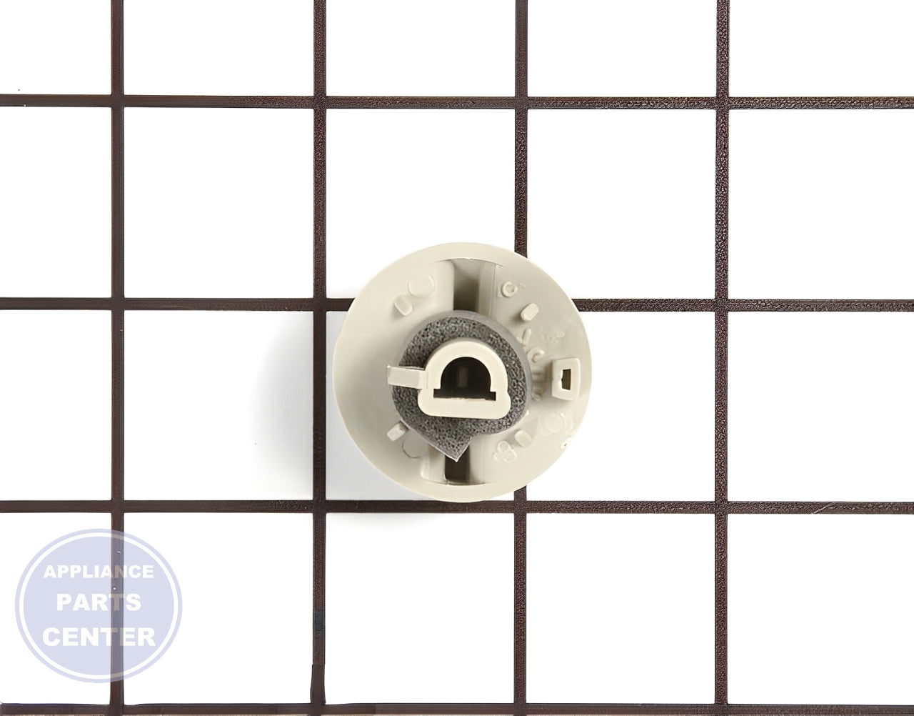 GE AIR CONDITIONER CONTROL KNOB WJ12X10072 - Side view with dimensions