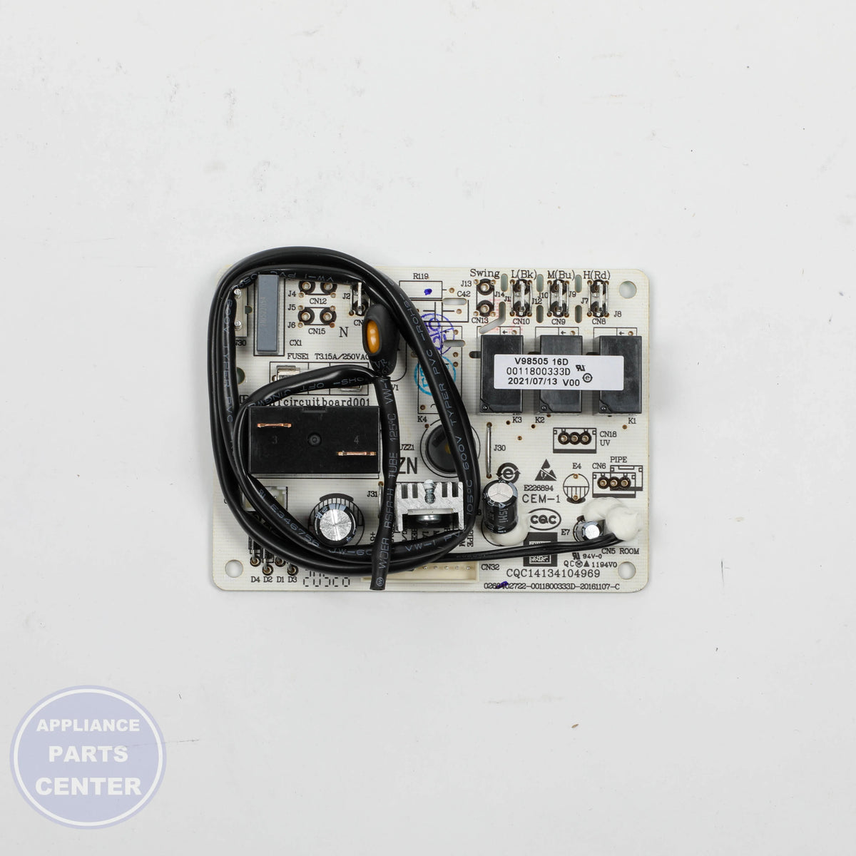 MAIN BOARD WJ26X22155 - Detailed view of dependable technical details