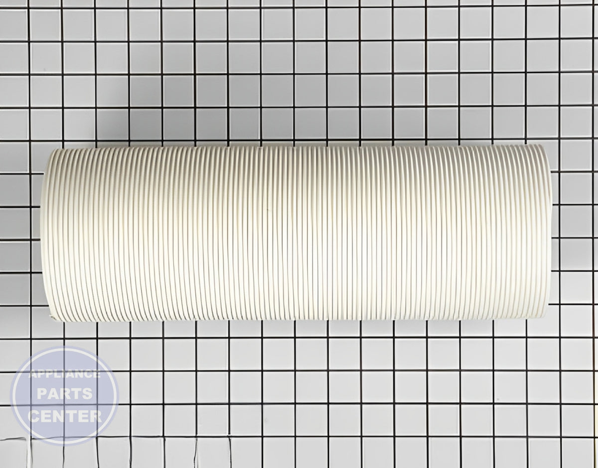 GE Exhaust Duct WJ35X23750 - Main view showing smooth airflow for GE, Haier, Black & Decker models