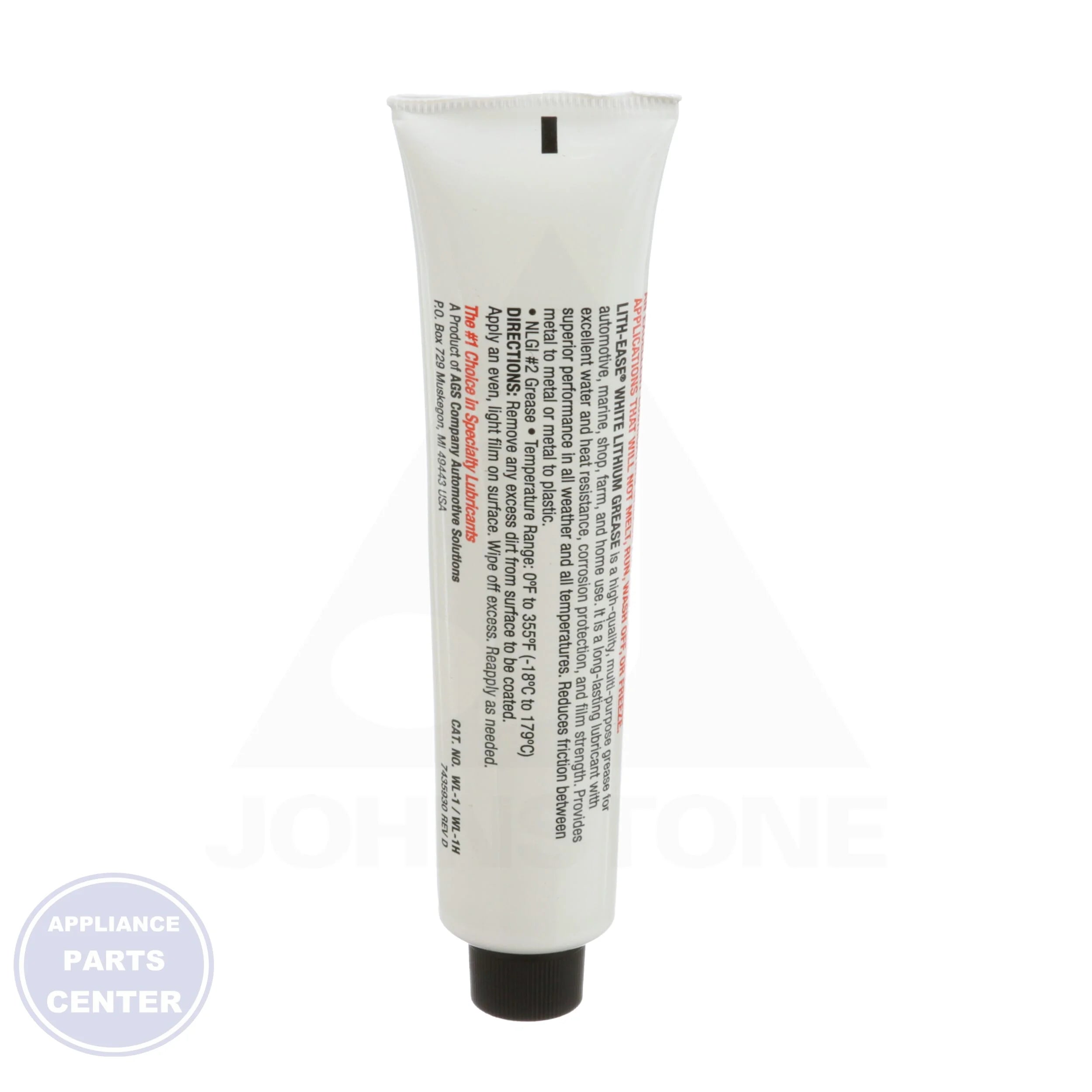Multi-Purpose Lithium Grease WLB-1 - Side view with 1.25 oz. capacity