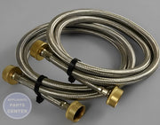 USD PRODUCTS WASHER HOSE STAINLESS STEEL STRAIGHT 5 FT - Main view showing stainless steel durability for Whirlpool W1234