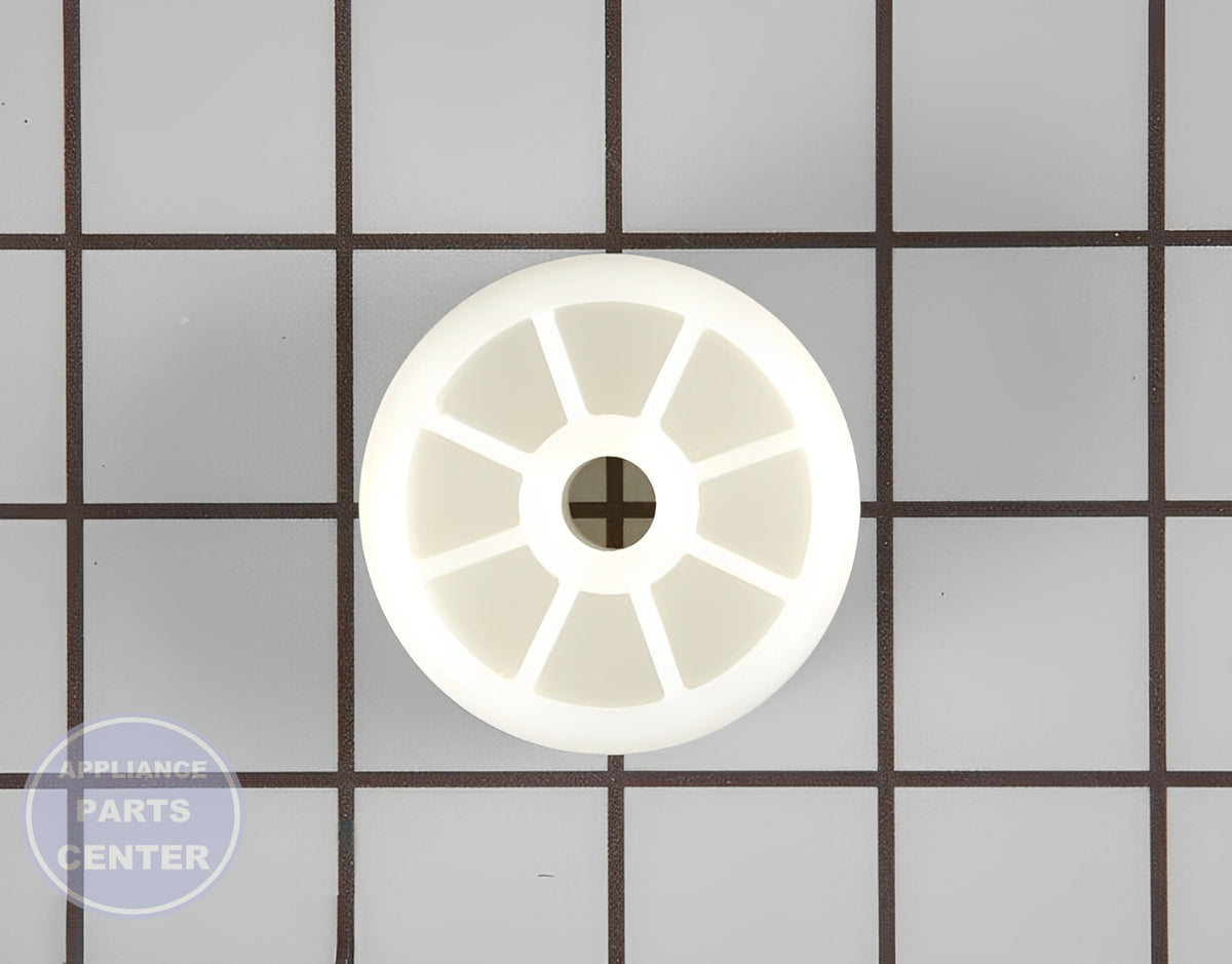 Whirlpool Refrigerator Roller WP10450603 - Main view showing smooth wheel movement for specific models