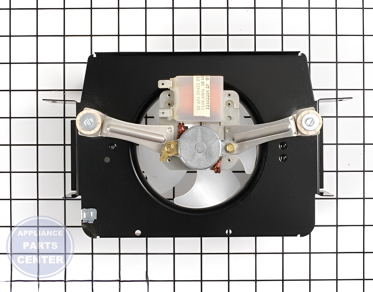 WHIRLPOOL Refrigerator Evaporator WP12013209Q - Detailed view of motor-driven system
