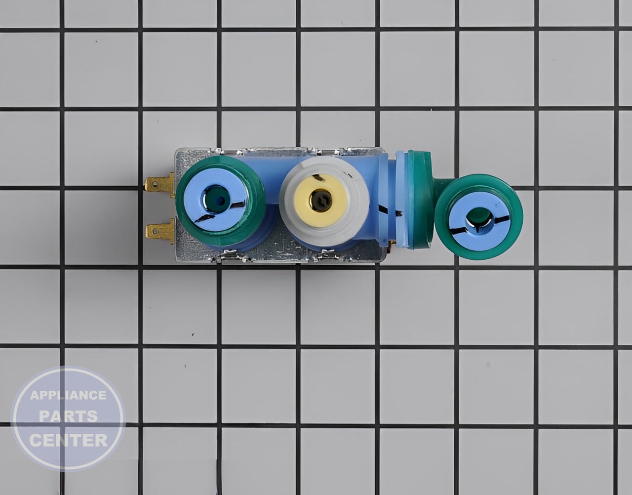 WHIRLPOOL REFRIGERATOR VALVE WP12956105 - Detailed view of 100 psi pressure support