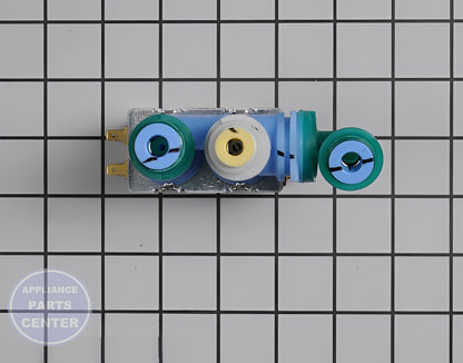 WHIRLPOOL REFRIGERATOR VALVE WP12956105 - Detailed view of 100 psi pressure support