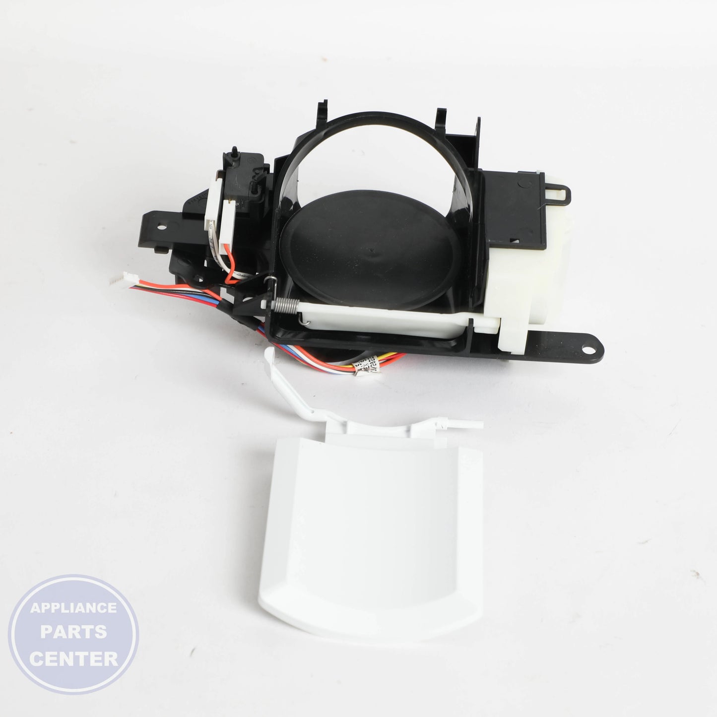 WPL CHUTE WP13005704W - Installation in specific model showing key mounting points