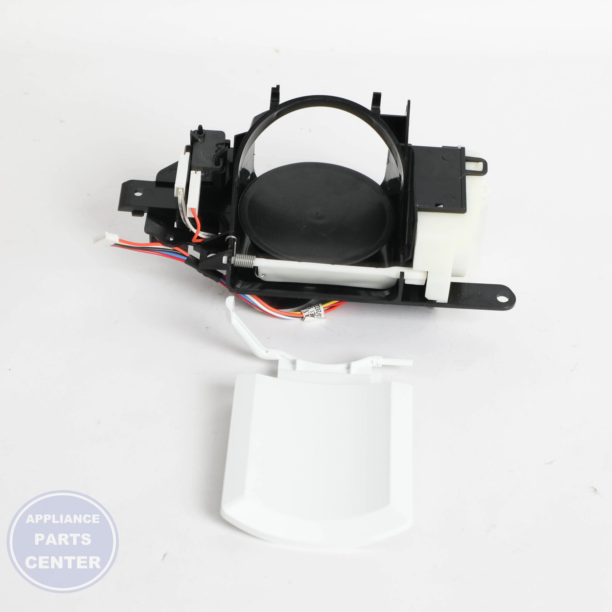 WPL CHUTE WP13005704W - Installation in specific model showing key mounting points