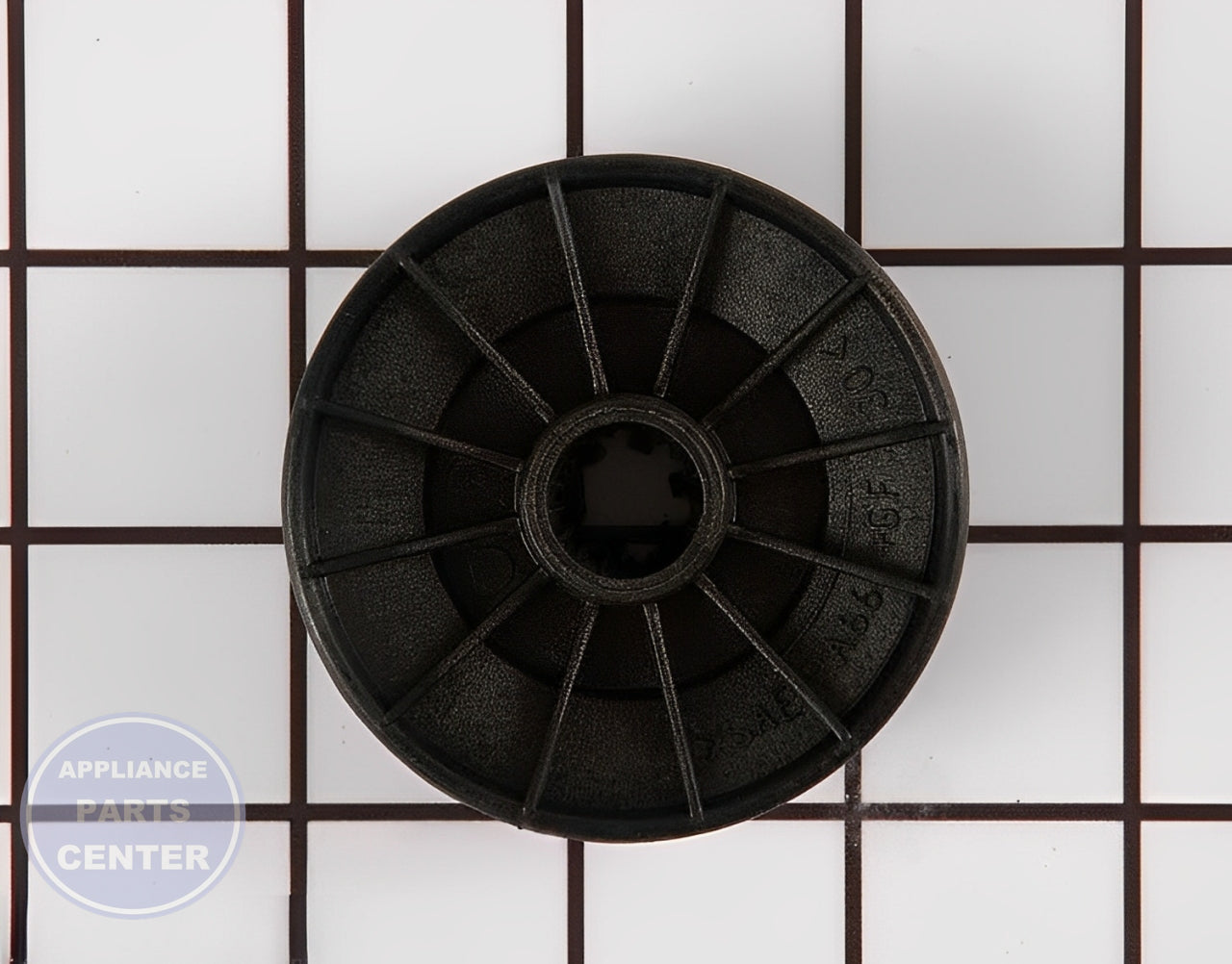 Whirlpool Motor Pulley WP21001108 - Main view showing durable construction for Whirlpool washing machines