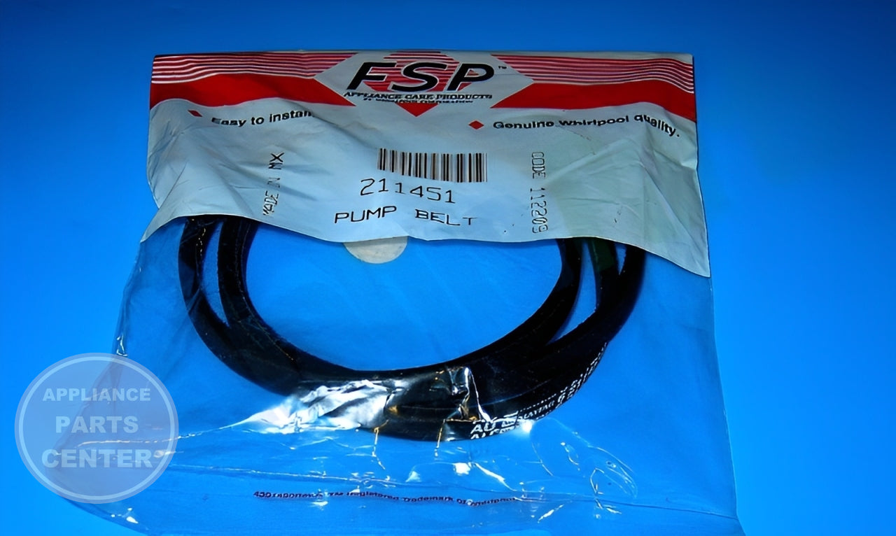 WHIRLPOOL PUMP BELT WP211451 - Detailed view of durable material