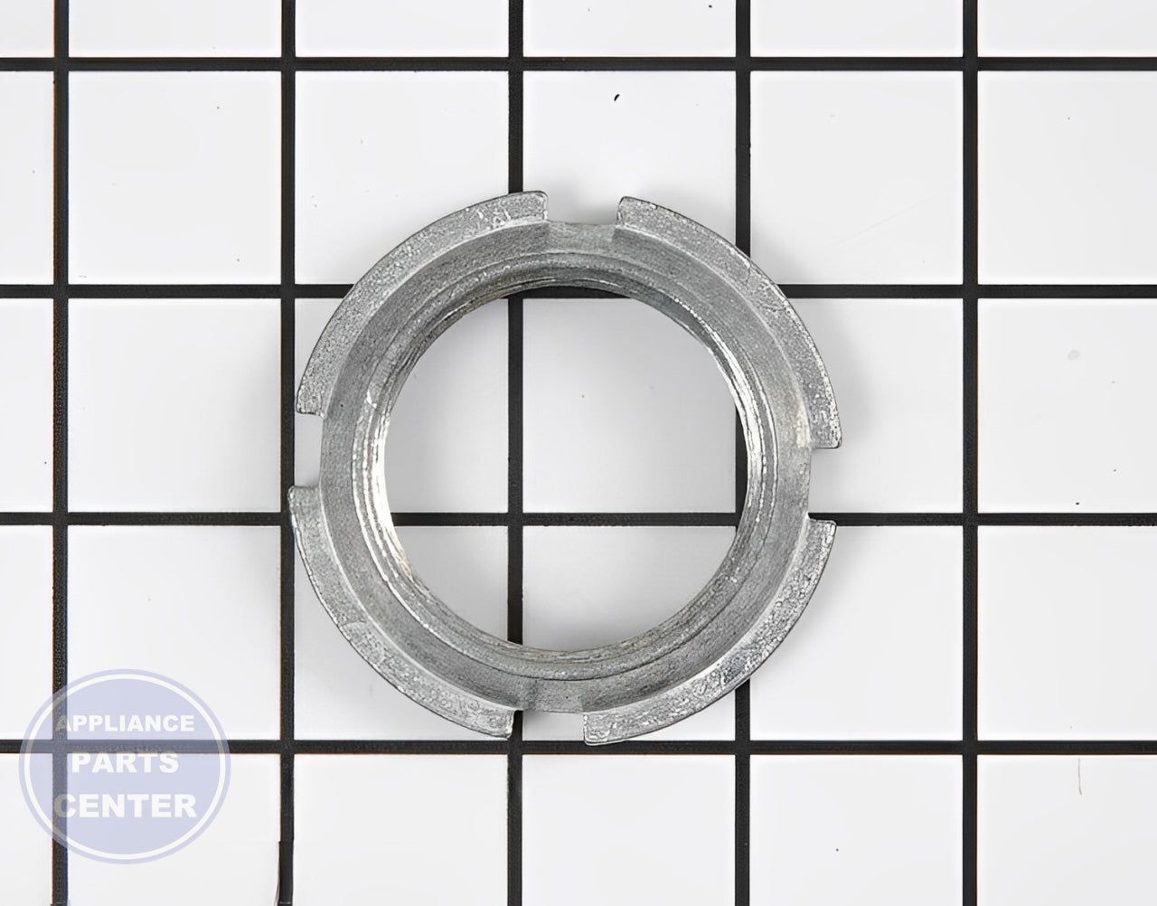WHIRLPOOL SPANER NUT WP21366 - Detailed view of durable construction