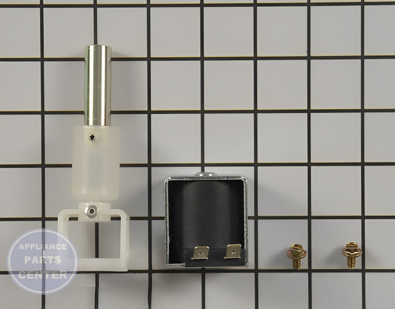 WHIRLPOOL REFRIGERATOR SOLENOID WP2152713 - Main view showing ice maker efficiency for compatible models