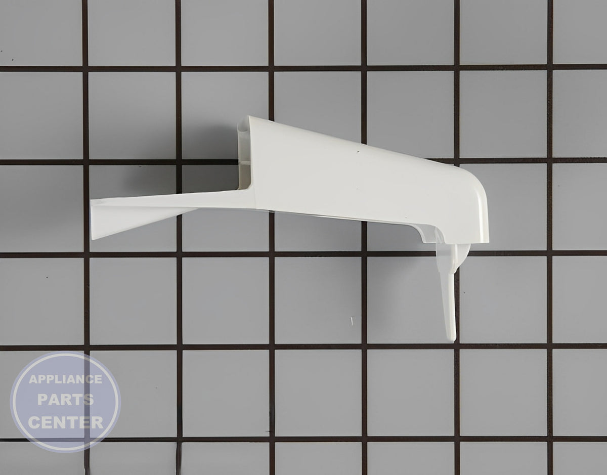 WHIRLPOOL Refrigerator Door Shelf End Cap WP2156003 - Detailed view of sturdy design