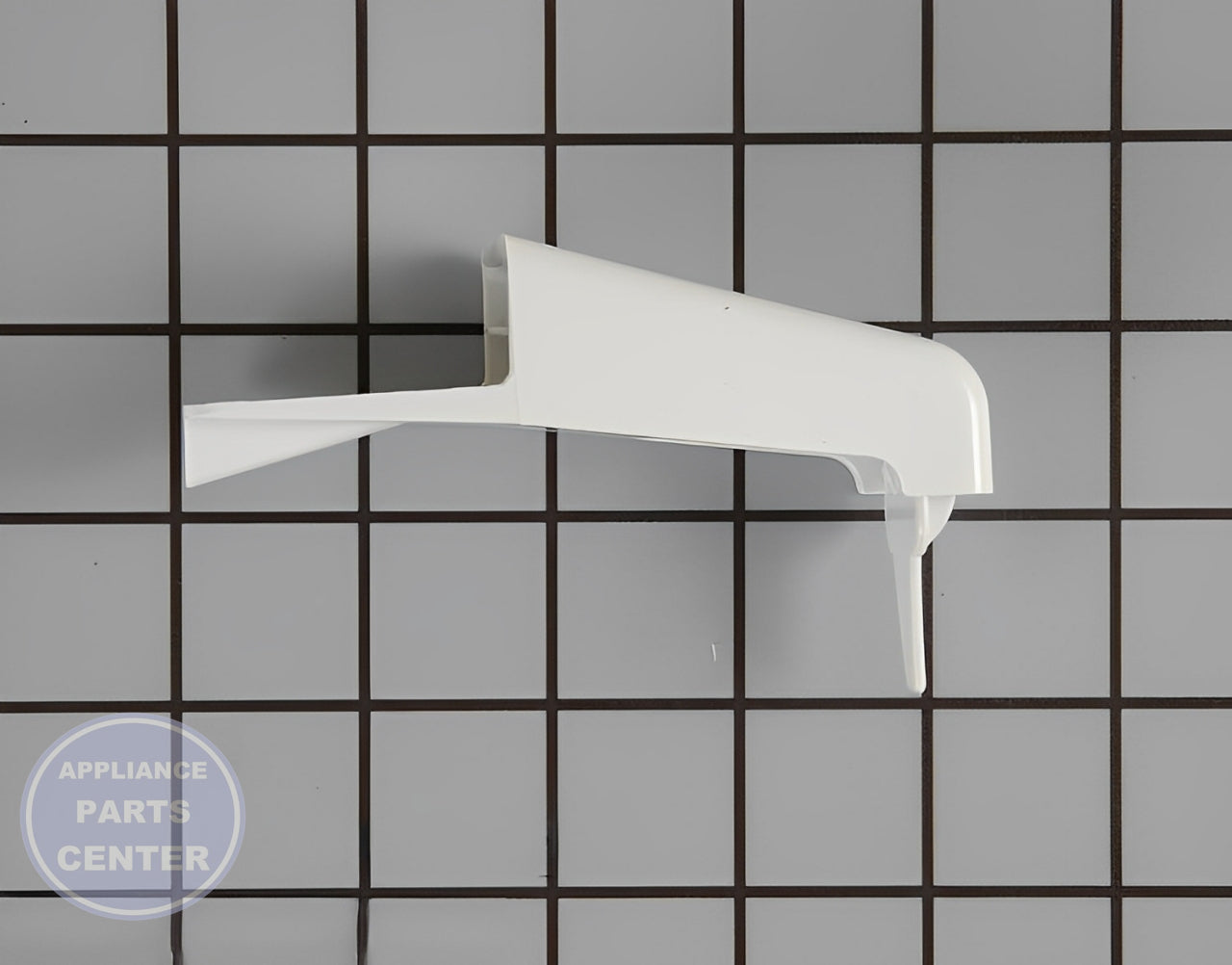 WHIRLPOOL Refrigerator Door Shelf End Cap WP2156003 - Detailed view of sturdy design