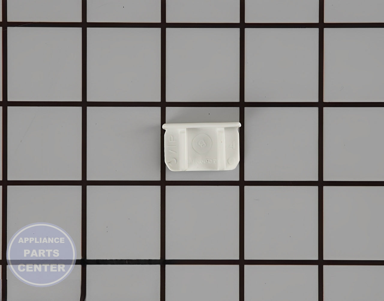 REFRIGERATOR ENDCAP TRIM WP2156007 - Side view with precise measurements