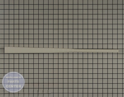 WHIRLPOOL REFRIGERATOR WHITE DOOR HANDLE WP2162555 - Main view showing the sturdy grip for WPL models